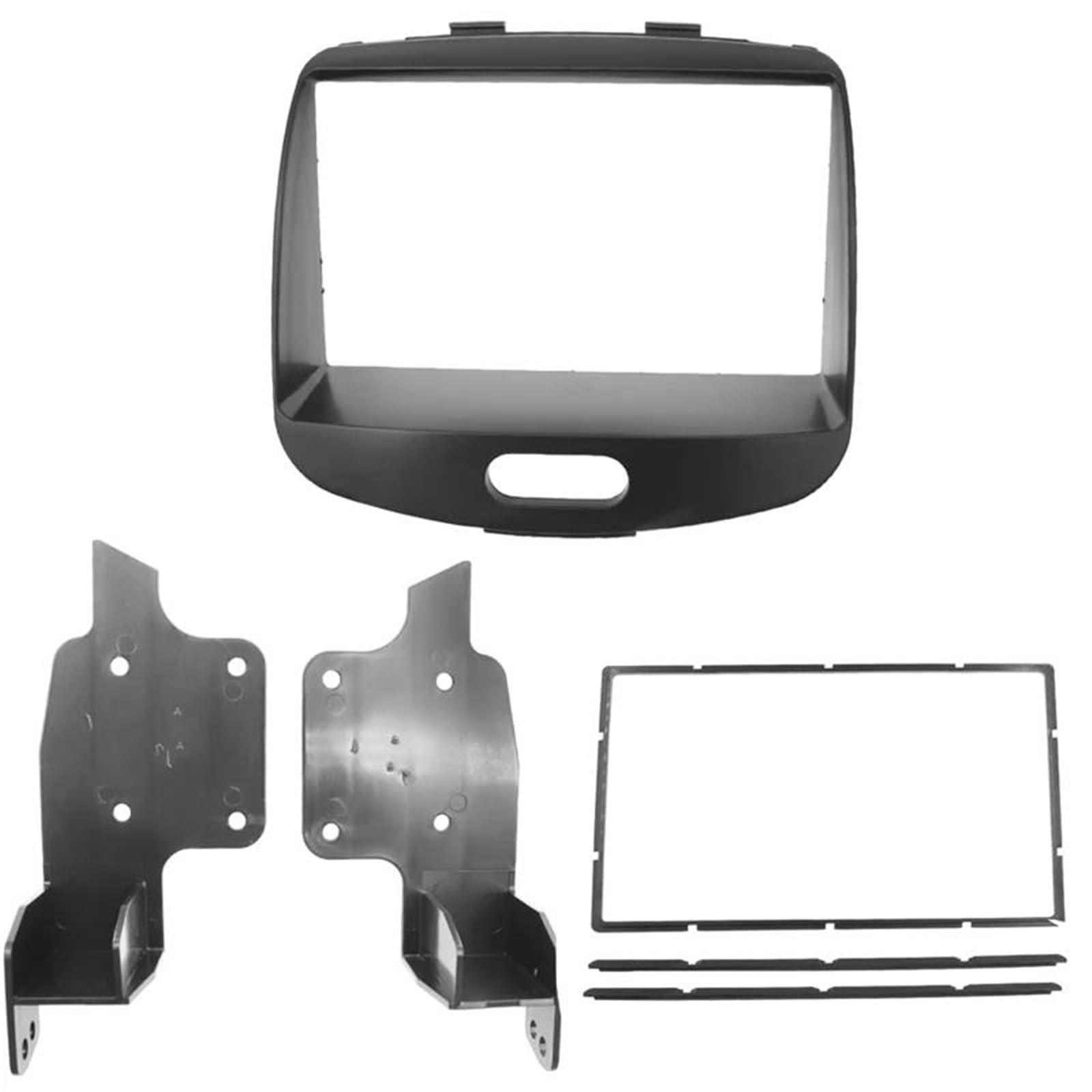 Genérico Marco de Radio de Coche Fascia Radio Coche Doble DIN para I-10 I10 2008-2013 Panel Reproductor DVD Estéreo Kits Instalación Embellecedor Montaje En Tablero Marco Biselado Panel Salpicadero