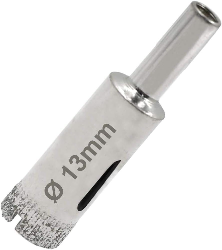 5pcs Diamond Drill Bits for Glass, Marble, Ceramic, Granite, 5/32" to 1/2"