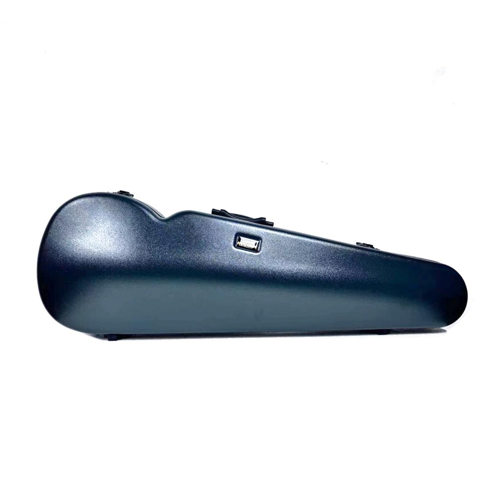 Estuche Triangular Violín Rígido Estuche Violín con Correa Antigolpes Funda para Conservatorio, Array, Azul Marino, 1/2