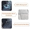 Honest-Dog-Car-Seat-Covers-with-Mesh-WindowDog-seat-Cover-with-Side-Flap-for-Cars-Trucks-and-Suvs-Waterproof-Nonslip-Pet-Seat-Cover-for-BackseatBlack-57W-x-47L Dog seat Cover with Side Flap for Cars