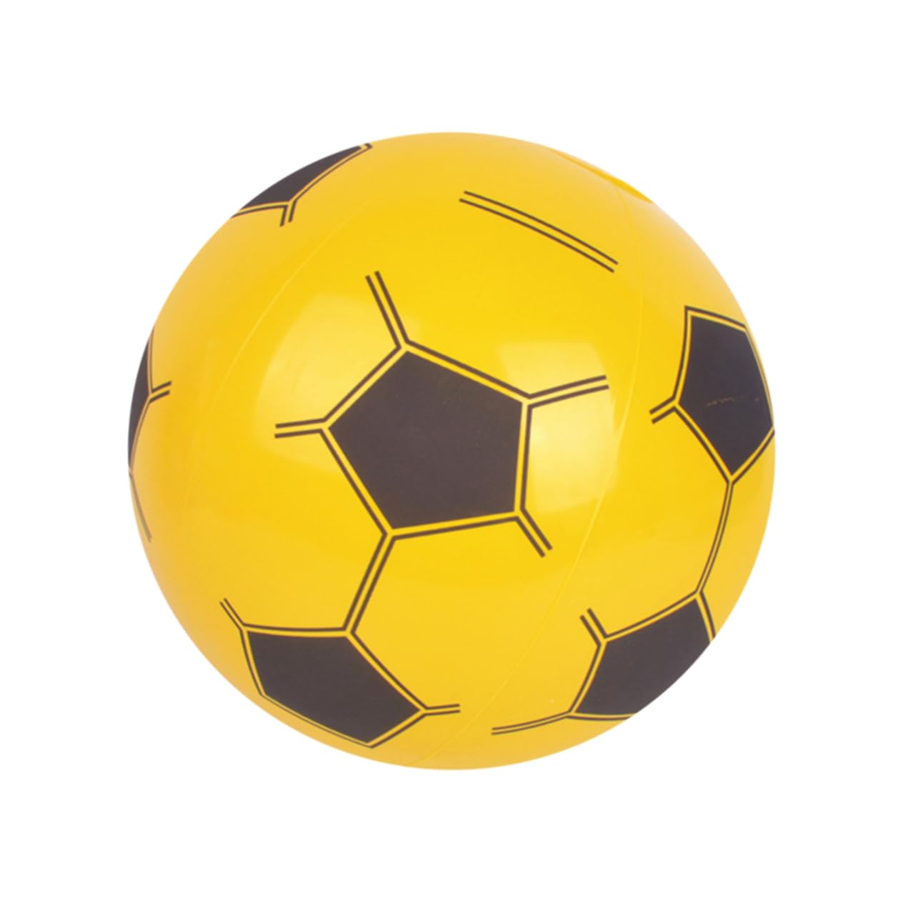 KONTONTY 3Pcs Inflatable Soccer Balls Set for Fun Party Favors Easy to Inflate and Decorations for Birthday Pool Random Colors Random Color