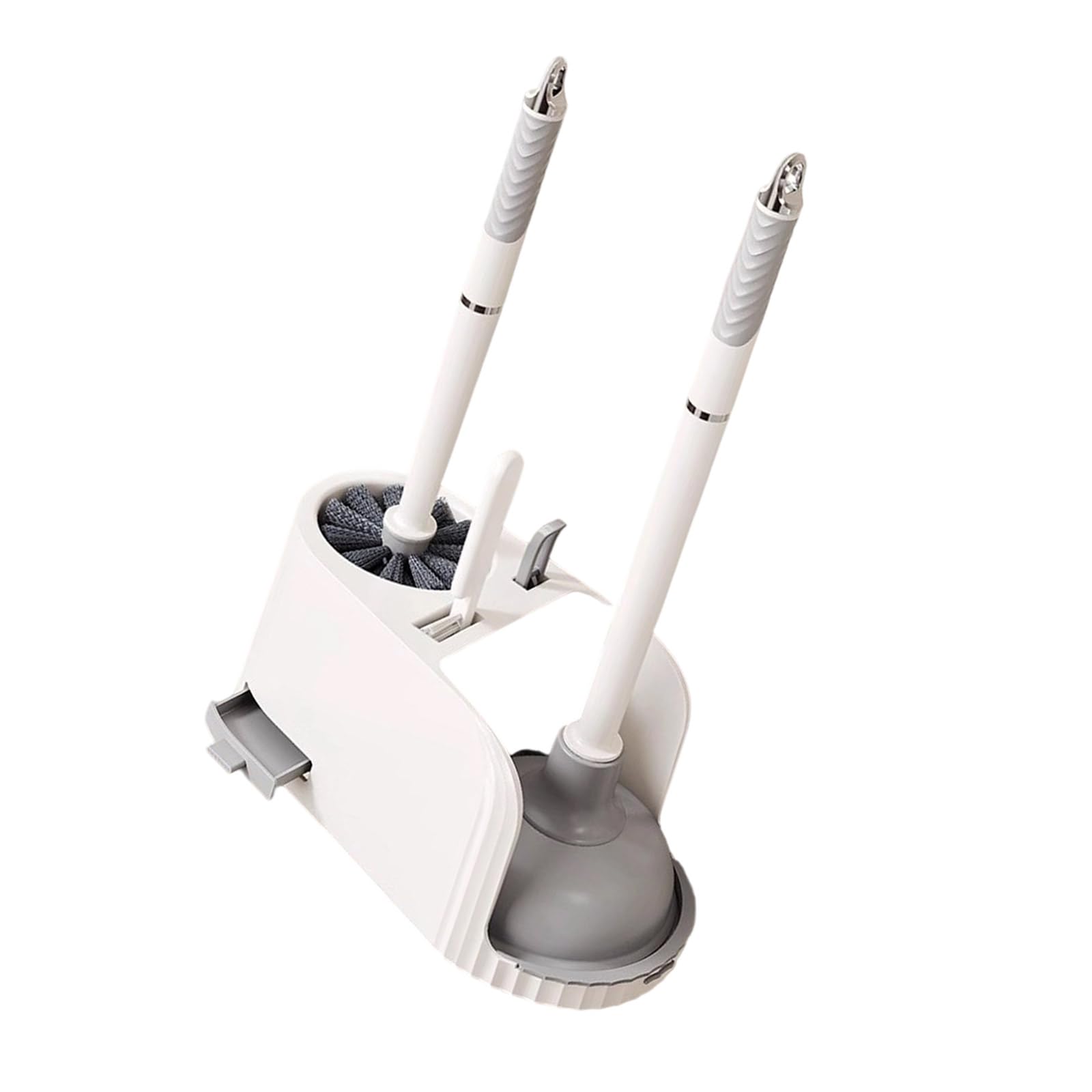 Type Toilet Brush Set Featuring Wall Hook Installation and Ergonomic Handle for Tight Spaces Small Bathroom Toilet Brush