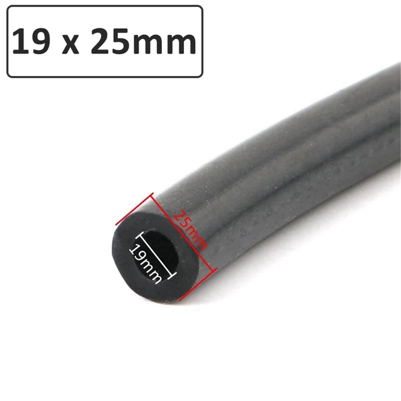Tuyau Piscine Tube en Silicone noir de 1M, tuyau en caoutchouc Flexible de 3~38mm for pompe à air d'aquarium