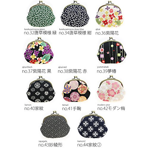 watona『ちりめんがま口』