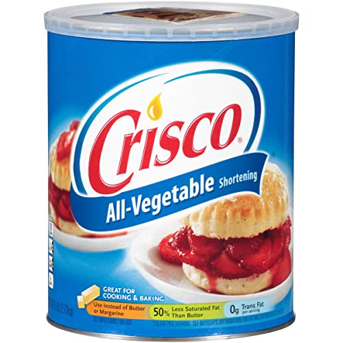 Crisco Shortening All Vegetable 6 LB (Pack of 6)