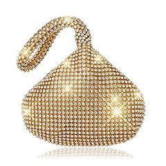 Large Rhinestone Gold