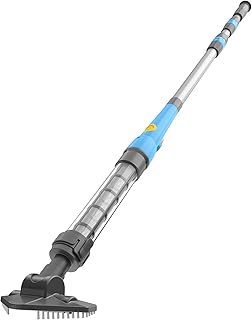 Oxseryn Cordless Pool Vacuum, Portable Rechargeable Pool Vacuum Cleaner, 45 Mins Run Time, Ideal for Small Above Ground Pools, Hot Tubs and Spas…