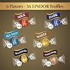 Lindt LINDOR Deluxe Assorted Chocolate Candy Truffles Gift Box, 15.2 oz., Full Size