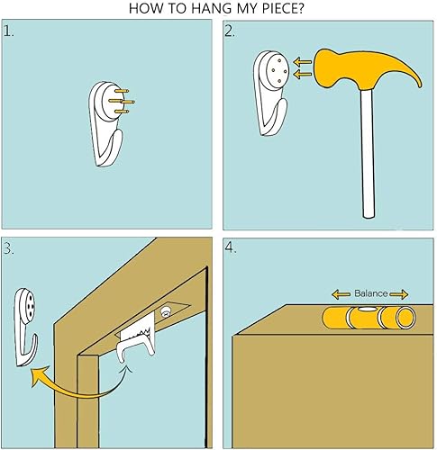 Miniatura 8 de KREATIVE ARTS Lienzo de animales de Texas en blanco y negro, arte de pared, ganado de las tierras altas con cuernos largos, imagen de cuerno largo