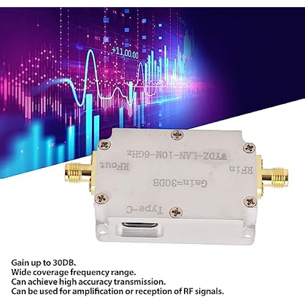 Headerbs RF WideBand AmplifierLNA 30 дБ 10 М 6 ГГц Усилитель с низким уровнем шума для FM-вещания Система радиоприёма RF