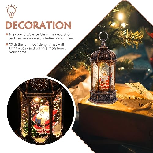 Lámpara hexagonal de Navidad Housoutil para iluminar y decorar tu mesa de comedor 7