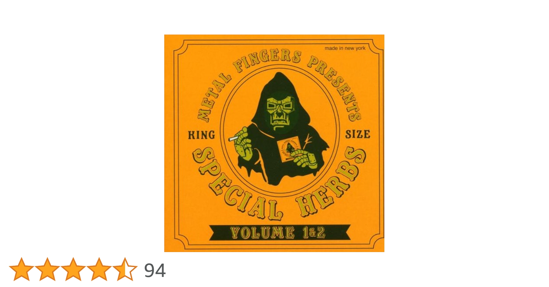 MF DOOM SPECIAL HERBS VOL.1 & 2 レコード Metal Fingers Presents: Special Herbs Vol. 1 & 2 (Vinyl