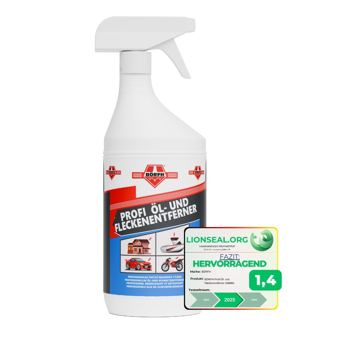Quitamanchas y aceite profesional – potente limpieza para taller, garaje y hogar | Elimina aceite, grasa y manchas difíciles sin esfuerzo (5000 ml)