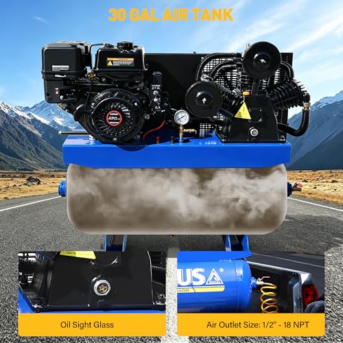 AEOLUS 30 Gal Gas Powered Compressor