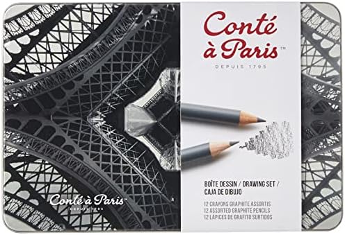 Conté à Paris The Drawing Set with Assorted Drawing Pencils