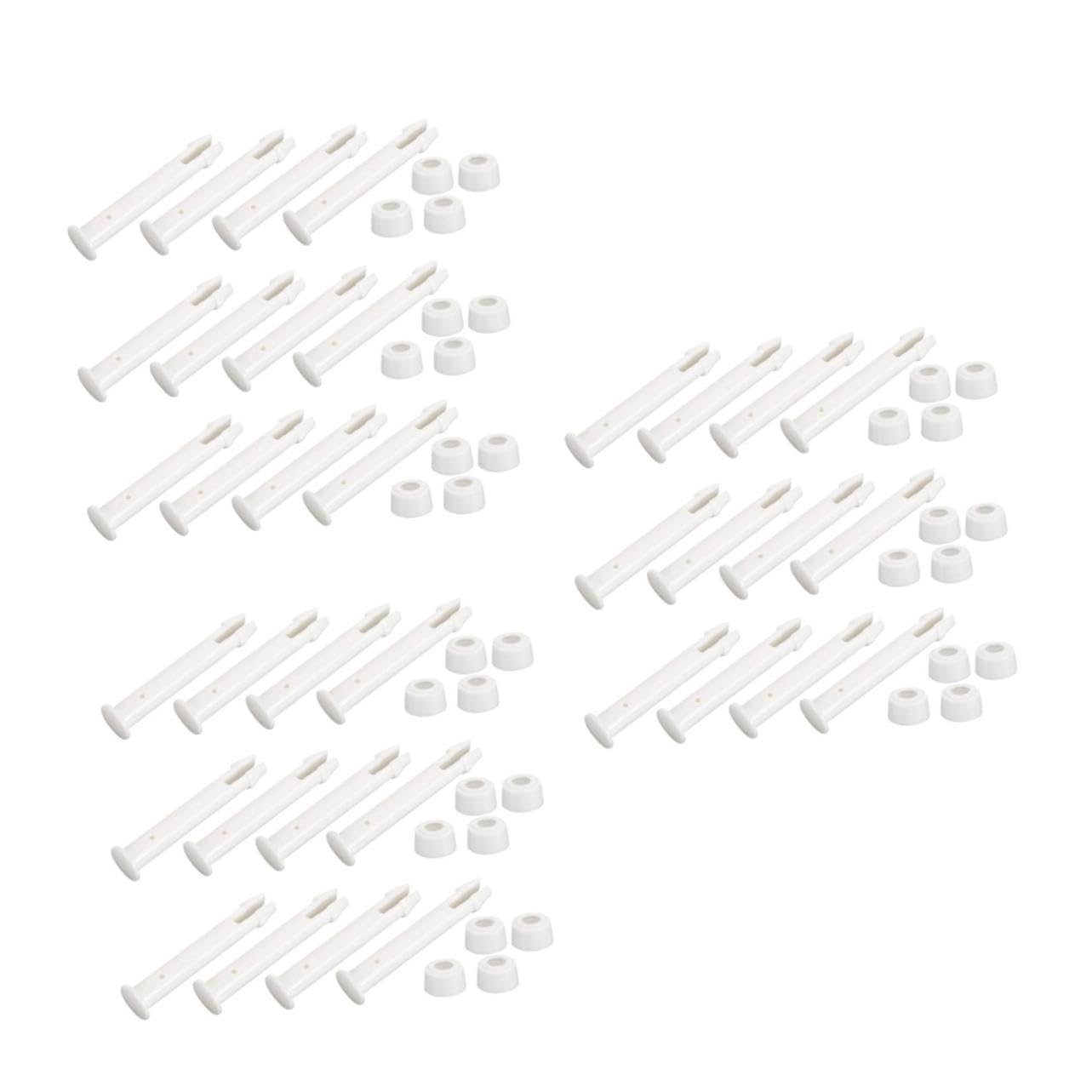 3 Ensembles Broches De Connexion pour Piscine Hors Sol Pièces Et Accessoires Remplacement De Broches De Piscine Broches De Connexion Blanches 12 pièces * 3