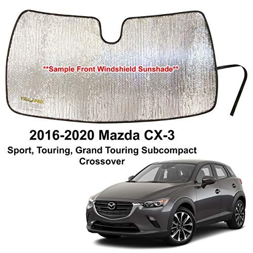 YelloPro Custom Fit Automotive Reflective Front Windshield Sunshade Accessories UV Reflector Sun Protection