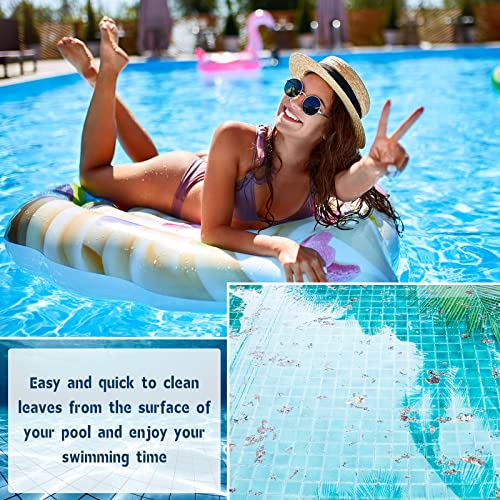 Hungdao Pool Solar Skimmer Basket 8 Inch No Hands Skimmer Pool Cleaner Basket for Reduce Cleaning Times(2 Pcs)