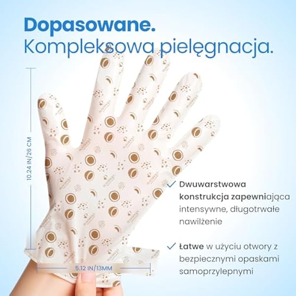 PLANTIFIQUE Hydrating Hand Mask 8 Gloves – Увлажняющие перчатки с гиалуроновой кислотой, маслом ши и маслом макадамии — питательный веганский крем для рук (Маска для рук — 8 пар)
