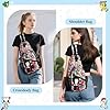 Tokidoki Crossbody Sling Bag with Unicorno Keychain Cute Chest Bag Shoulder Bag Daypack for Women Travel Sport Running Hiking - Image 2