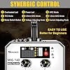 SSIMDER 140 Amp MIG Welder 240V Machine Stick/Flux Core MIG/Lift TIG 3 in 1 Welding Machine with IGBT Inverter and 1lb Welding Wire, for Metal DIY Projects/Home/Farm/Car
