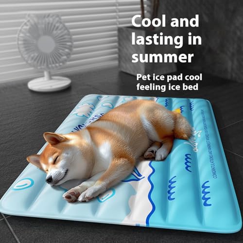 Tapis de refroidissement pour animaux lit pour chat frais et lavable - 4