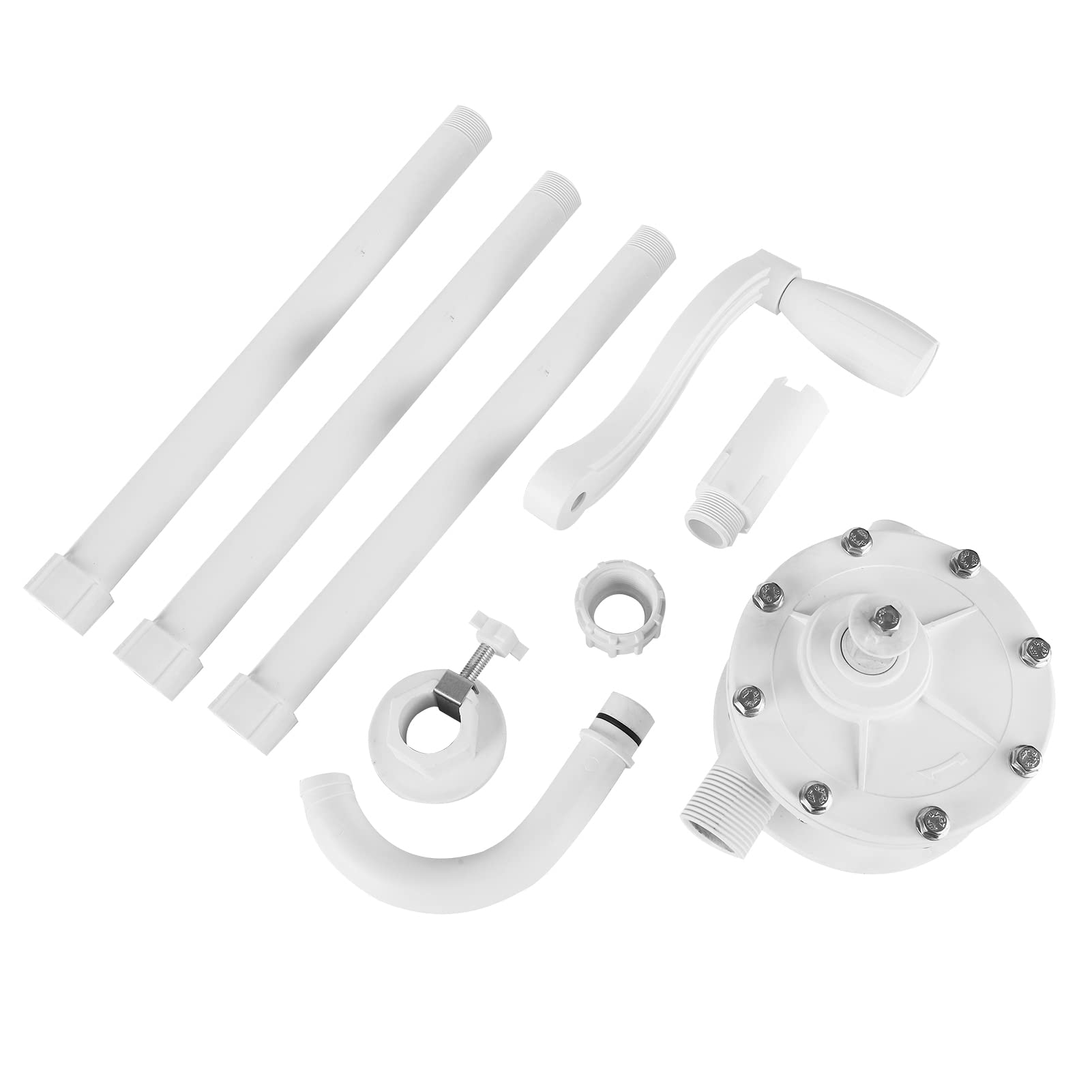 Drum Pump Hand Rotary Transfer Drum Barrel Pump Plastic Hand Crank Chemical Pump Hand Fuel Pumps for Chemical Industry