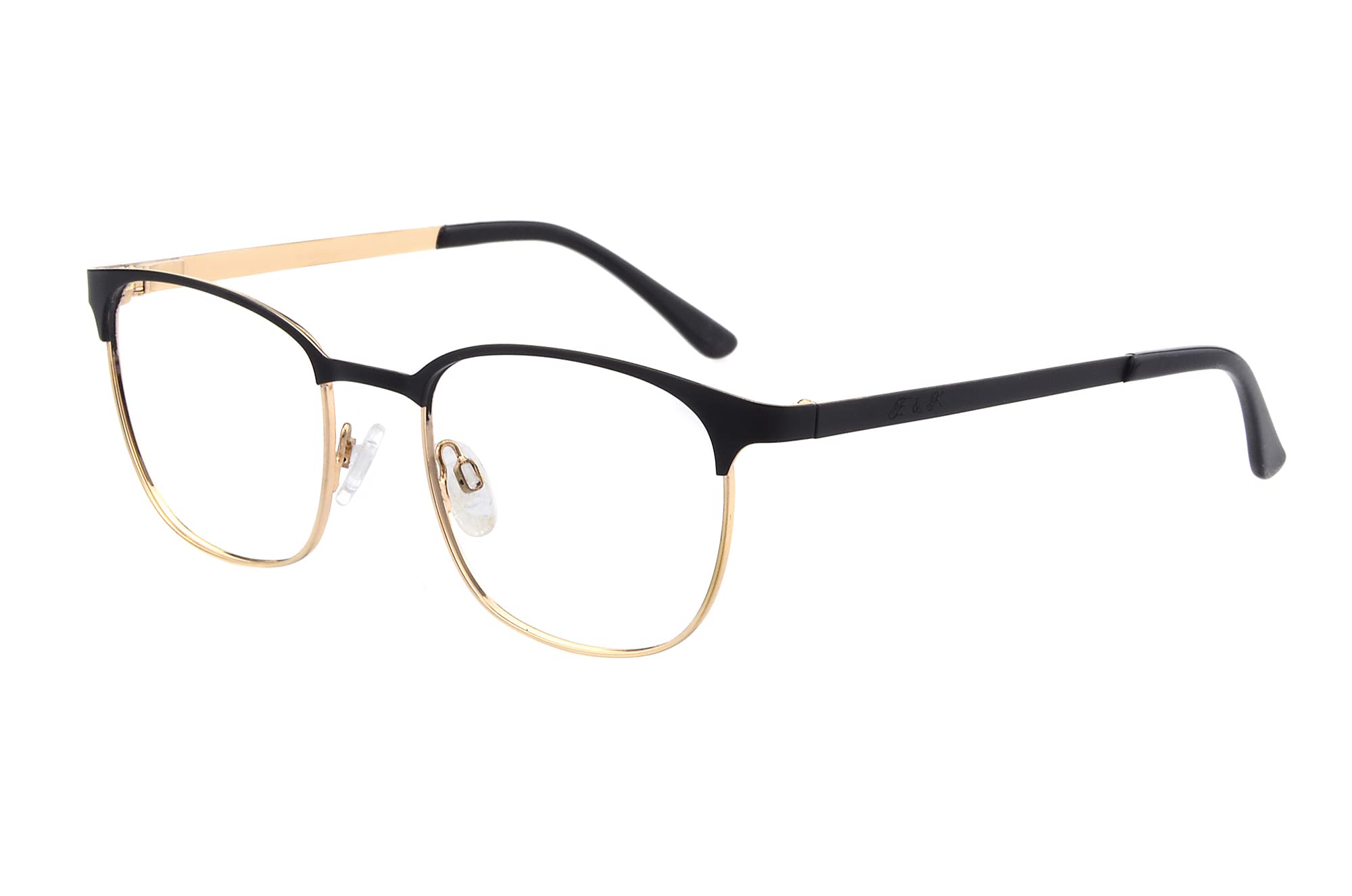 Edison & King Lunettes de lecture « Royal » une élégance intemporelle raffinée avec des verres premium et protection anti-lumière bleue