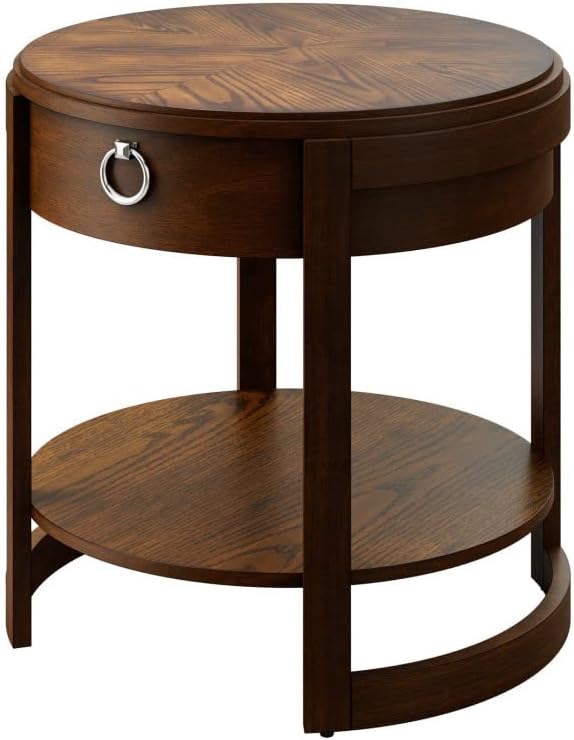 Safeplus 2Tier Oval End Table/Side Table/Night Stand