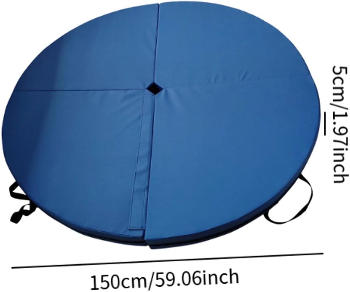 Pole Dance Crash Mat Cushion w/Handles Folded Pad Protective for Exercise Sports Gymnastics Pole Dance Training