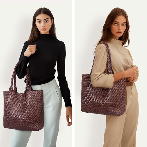 GSenhui Tote Bag Handtas voor dames, schoudertas, grote shoppertas, PU-leer, schoudertas met portemonnee, hengseltas, grote draagtas voor reizen, winkelen, cadeau, L1-zwart, Large GSenhui Tote Bag Handtas voor dames, schoudertas, grote shoppertas, PU-leer, schoudertas met portemonnee, hengseltas, grote draagtas voor reizen, winkelen, cadeau, L1-zwart, Large