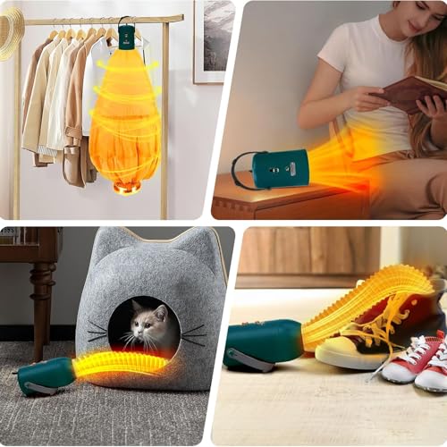 Small Clothes Dryer, Portable Mini Dryer Heater for Winter, Mini Dryer Machine Compact Travel Dryer with Telescopic Tube for RV Van Apartments Hotels Dorms Travel Camping