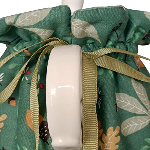 KABAKE Cotton Tea Cozy with Hazelnuts Leaves