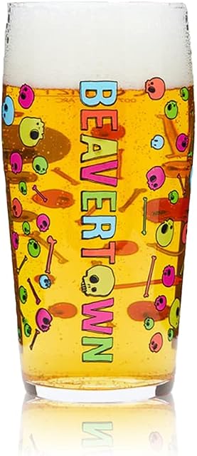 Beavertown Dancing Skulls Glass