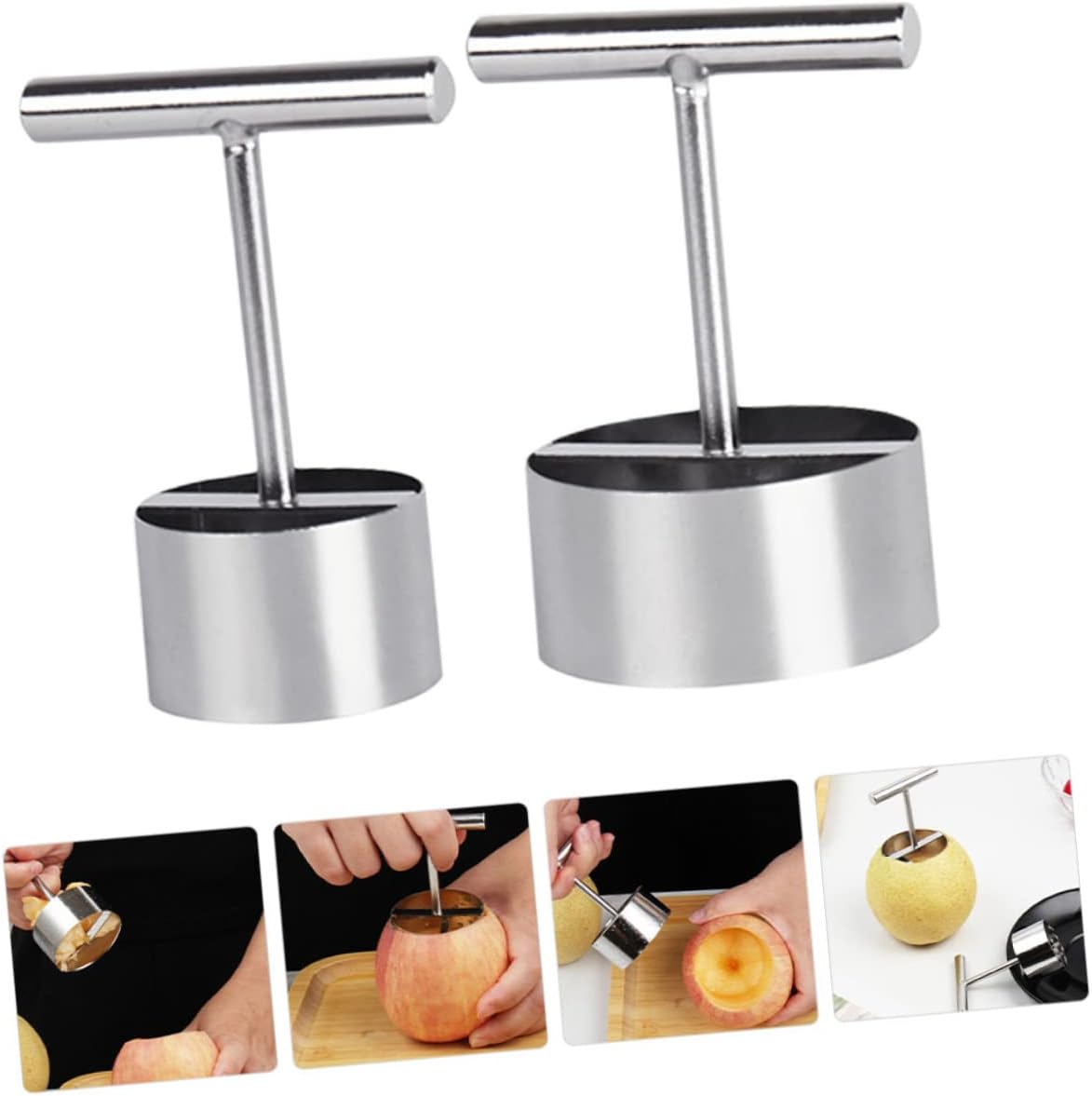 PRETYZOOM 6pcs Fruit Corer Tool Multifunctional Core Remover for Home Use and More Comfortable Grip Design