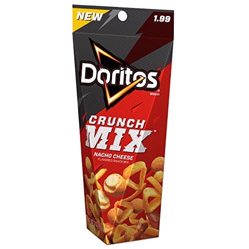 Doritos Crunch Mix Nacho Cheese Flavored Snack Mix, 3 Ounce (Pack of 8)
