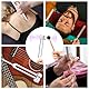 Stimmgabel Therapie, Frequenztherapie, Newellsail 128 Hz Stimmgabel Aluminiumlegierung Stimmgabel mit Silikonhammer und Reparaturwerkzeug Angebot Genaue Frequenzgang