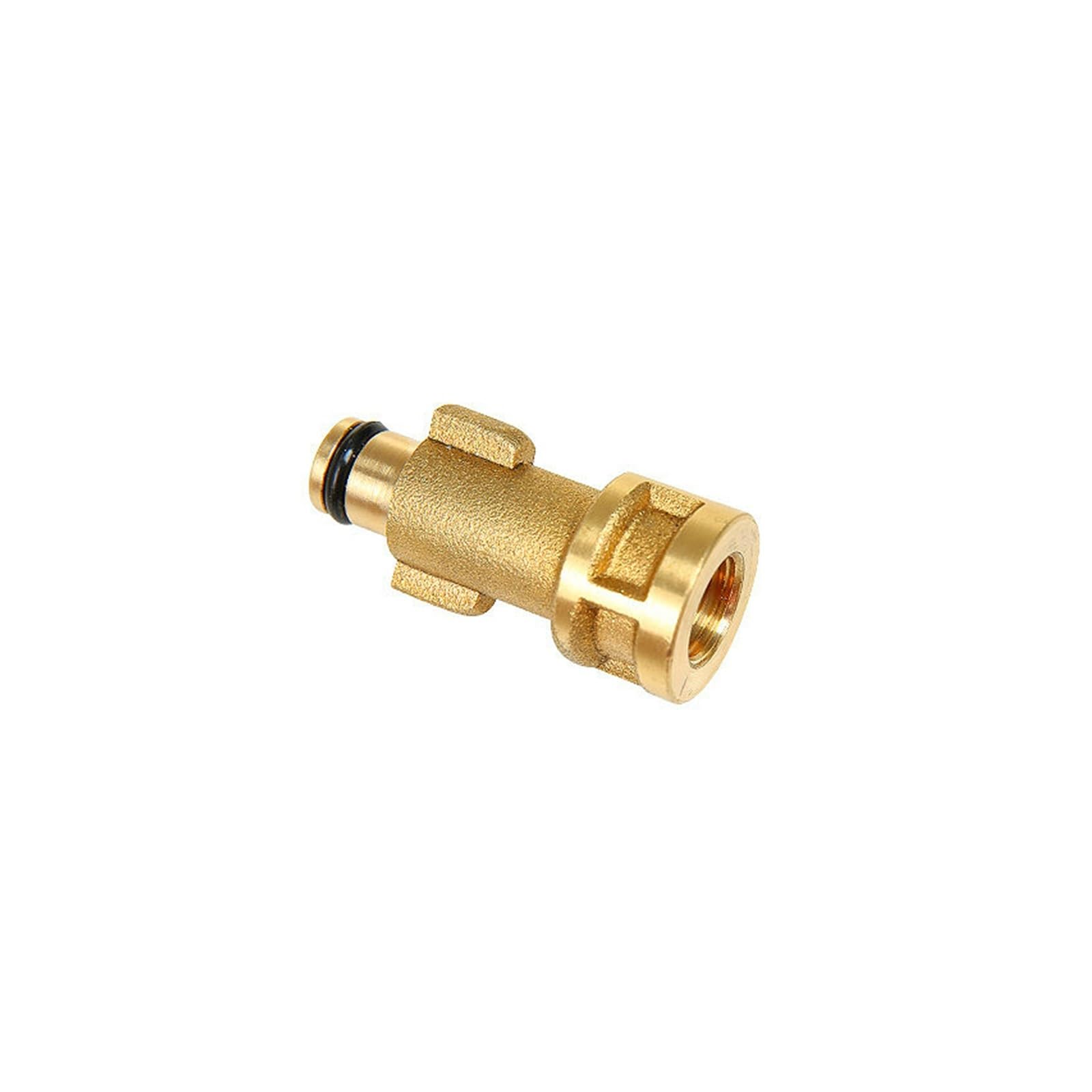 SSIMOO Conector de latón puro de cobre, lanza pulverizadora, conexión rápida, junta de acoplamiento de manguera, accesorio for pistola de espuma de agua de alta presión, lavadora de coche kindly