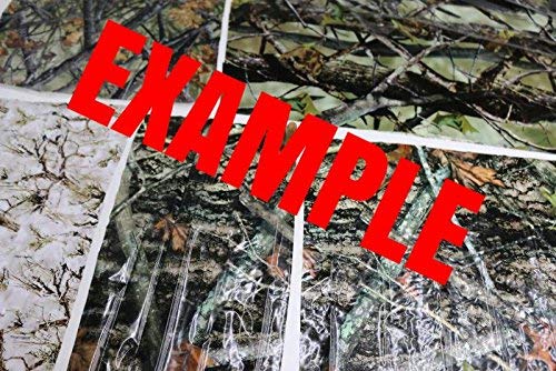 Hydrographic Film 6+ Samples Pack 2M 20' Sq Ft True Timber Camo Flames Skulls Scraps Hydro Graphics Film Dip Kit #TOP3