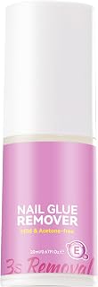 Nail Glue Remover 20 Ml - Quick Makeup Remover Spray for False Nails | Powerful Gentle Formula, Daily Use at Home or On, Beginners & Professionals | Nagel Gel Borttagningsspray för Naglar För Vardaglig Användning Hemma Manikyr Pedikyr För Nybörjare Och Professionella