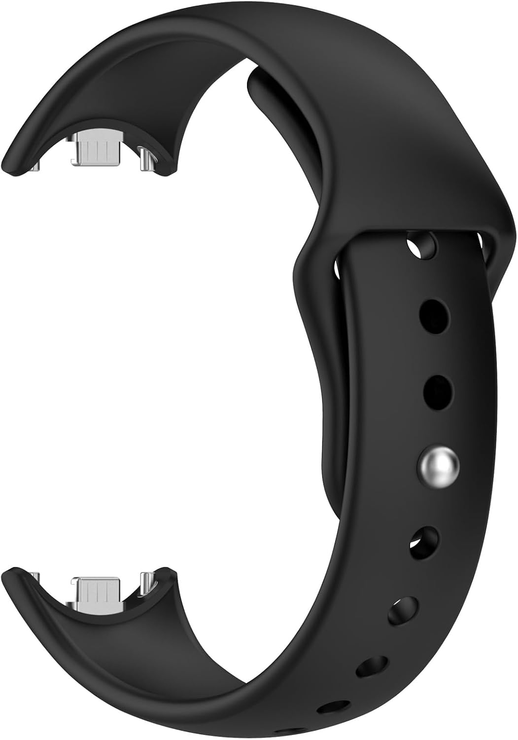Disscool Replacement Adjustable Wrist Bands Compatible with Xiaomi Band 10/10 NFC/9/9 NFC/9 Ceramic Special Edition, Soft Silicone Wrist Strap with Quick Release for Man Women(Black) image 5
