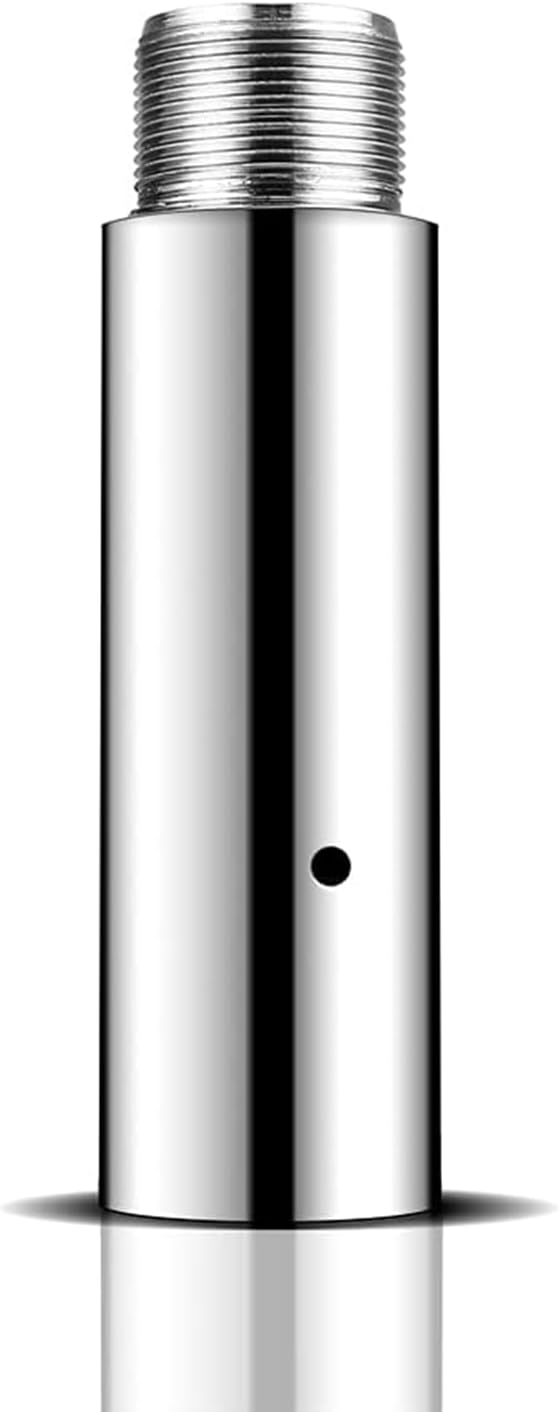 Pole Extension for Pole Dancing 45mm - 125/250/500mm Dancing Pole Extension, Easy to Install, Smooth Connection Chrome Extension for Dance Poleโฆ (Silver, 125 Millimeters)
