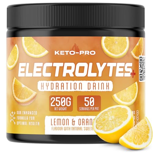 Keto-Pro Keto Electrolyte Powder 250g Lemon Orange