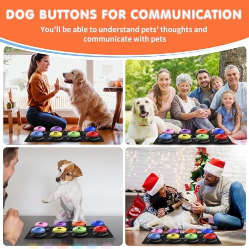 image for DCIAER Dog Buttons for Communication,Talking Buttons for Dogs,8 Record