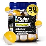 Duke Inert Projectiles - 68 Cal Ammo for Training Guns, Non-Lethal Powder 68 Caliber Projectiles and Self Defense Balls for Kinetic Gun Self Defense, 68 Caliber Rounds for Practice Gun - 50 Count