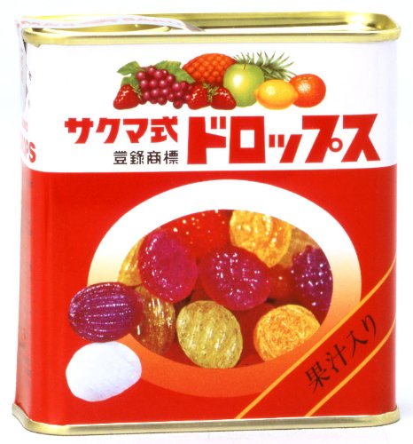 佐久間製菓 サクマ式缶ドロップス 115g×10個のサムネイル
