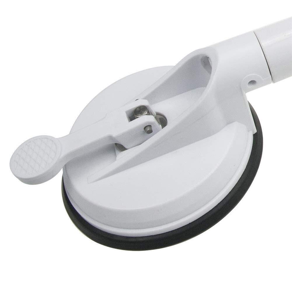 Pasamanos de baño para ancianos y discapacitados, barra de agarre con ventosa con superficie antideslizante para bañera, inodoro y ducha, mango de soporte de seguridad para equilibrio y prevención de
