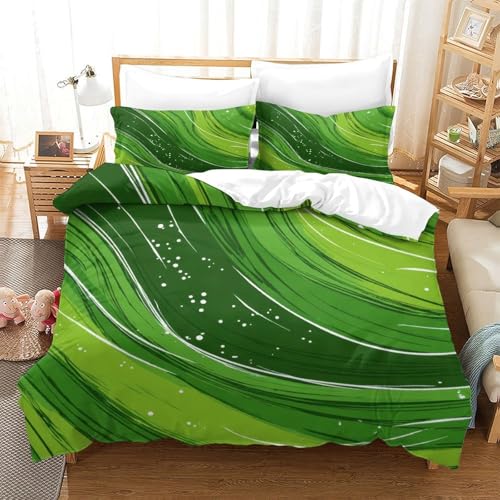 Housse de couette 260x220cm en microfibre ultra douce néon - 3