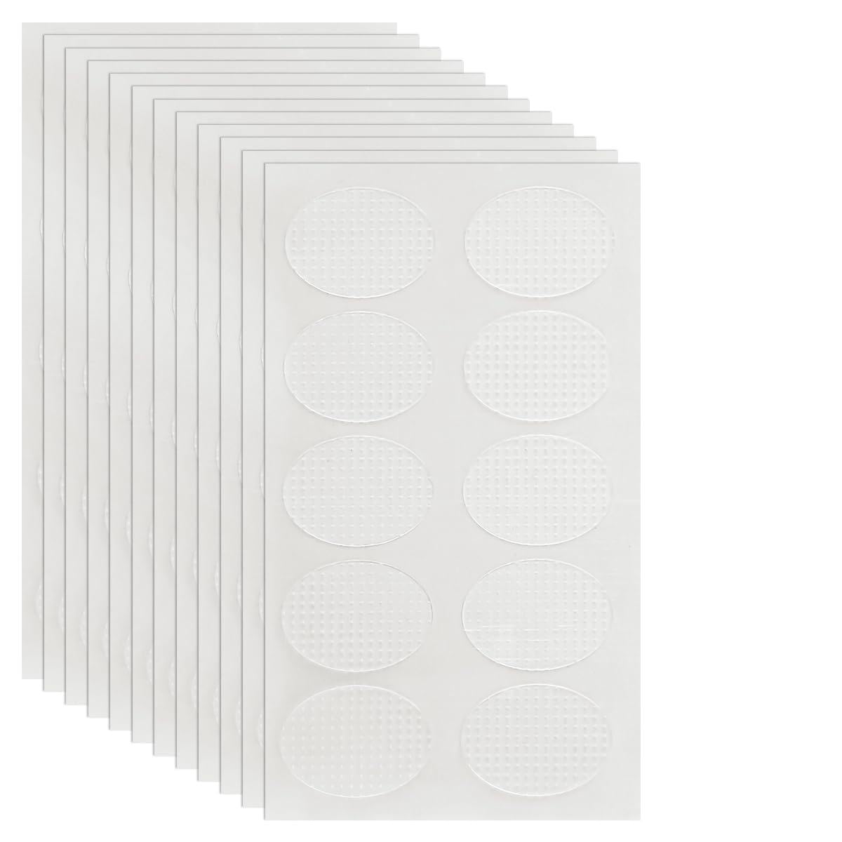 Lotsdonxia 300 Pieces of Earlobe Protection Patches, Transparent Rubber Invisible Earlobe Support Fixed Protection Ear Patches, Suitable for Wearing Hook Earrings, Studs, Pendants