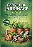  CARNET DE JARDINAGE: A REMPLIR - AVEC PLAN DE JARDIN, CALENDRIERS DES SEMIS DE LEGUMES ET DES RECOLTES